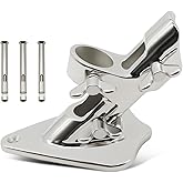 Aspaton 316 Stainless Steel Flag Pole Holder 1 in Heavy Duty Flag Pole Mount Outdoor Flag Pole Bracket