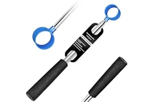 Goashpeaot Premium Press-Lock Golf Ball Retriever – 9Ft / 12Ft / 14.5Ft / 16.3Ft with Reinforced Stainless Steel Shaft & Non-Slip Rubber Grip, Golf Ball Retriever Telescopic for Water