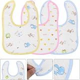 Vicloon Baby Bibs 6 Pack Press Stud Soft Muslin Unisex Drool Bibs view 4