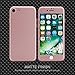 VANSIN iPhone 7 Case, 360 Full Body Protection Hard Slim Case Coated Non Slip Matte Surface with Tempered Glass Screen Protector for Apple iPhone 7 Only (4.7-inch) - (Rose Gold)