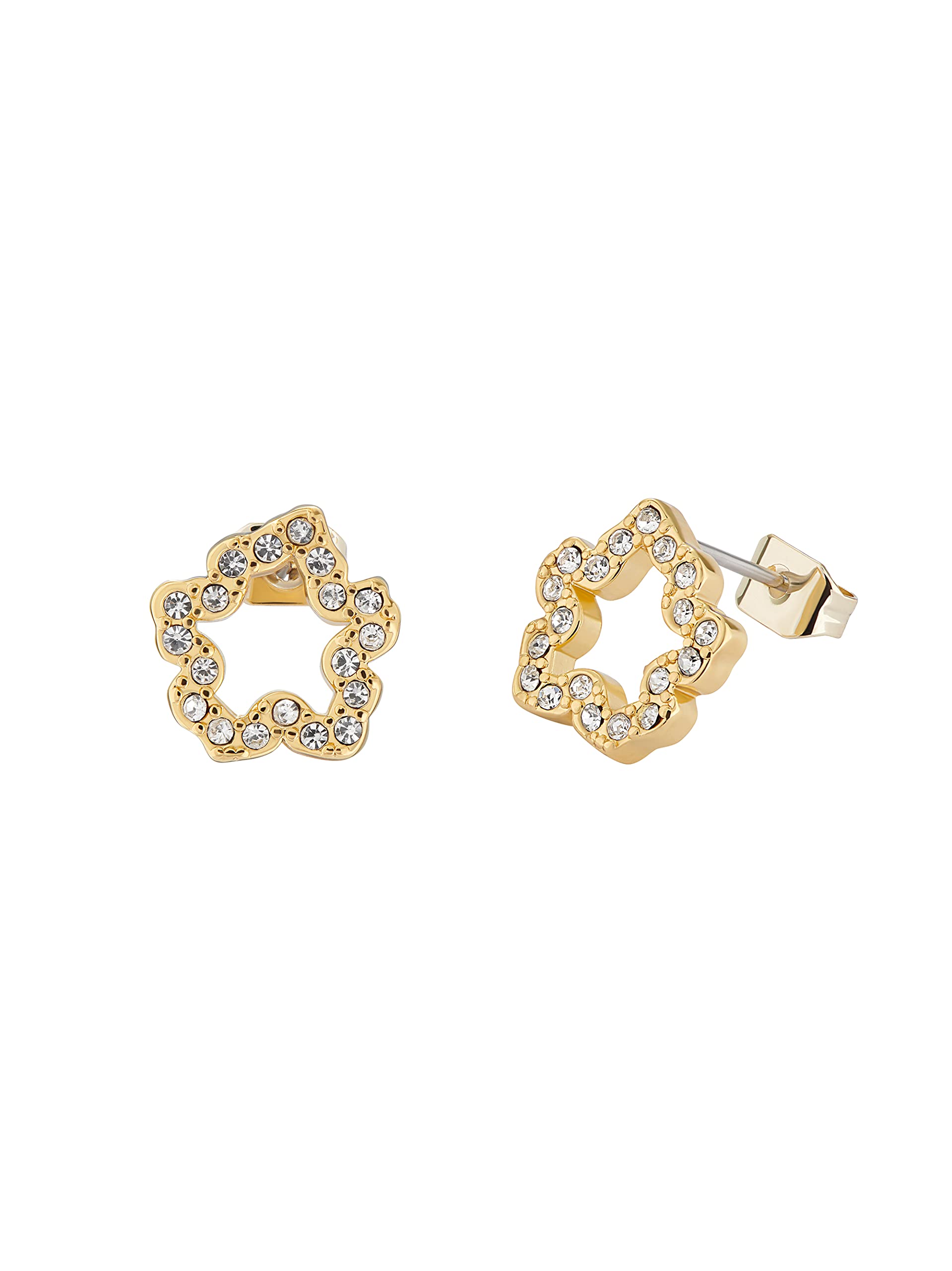 Ted Baker Carliyy Crystal Magnolia Stud Earring (Gold Tone/Clear Crystal)