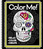 Color Me! Adult Coloring Book (Skull Cover) by