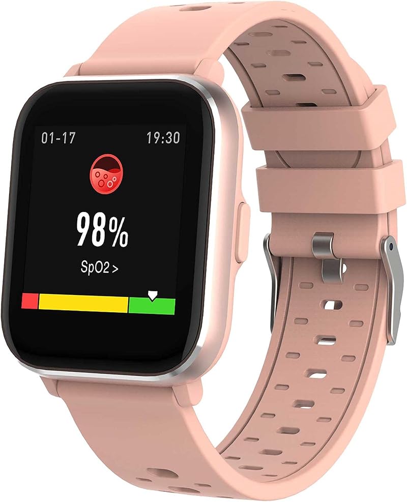 Denver SW-164 Smart Watch Bluetooth Body Temp Blood Oxygen Heart Rate Sleep
