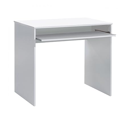 Aprodz Mango Wood Aires Study Desk Table for Home and Office | White Finish
