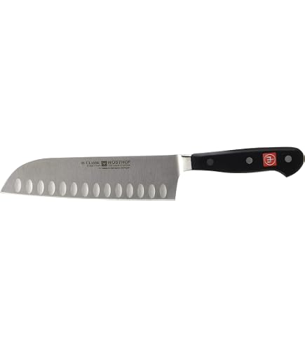 Amazon.com: Wüsthof Classic 7-Inch Hollow Edge Santoku Knife