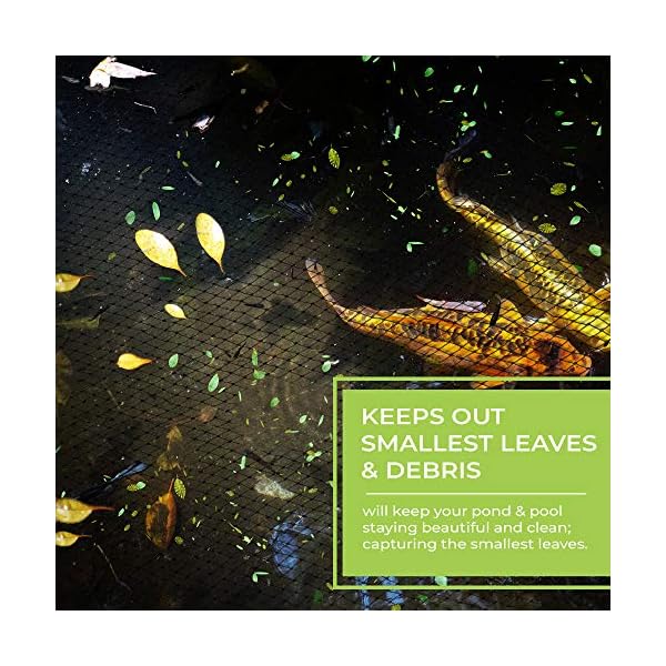 Anytime-Garden-4M-x-3M-POND-NET-COVER-Easy-Setup-Pool-and-Fishpond-Nylon-Netting-Protects-Fish-Ponds-and-Koi-from-Birds-and-Leaves-Durable-See-Through-Safety-Covers-Made-in-Europe Anytime Garden 4M x 3M POND NET COVER - Easy Setup Pool and Fishpond Nylon Netting Protects Fish, Ponds and Koi from…