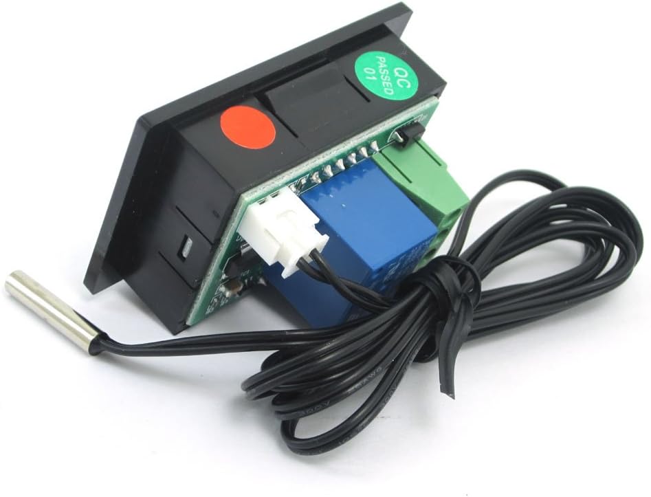 DollaTek DC12V Relay Digital Thermostat Control with Temperature Controller Sensor -50-110°C - Black - Image 5