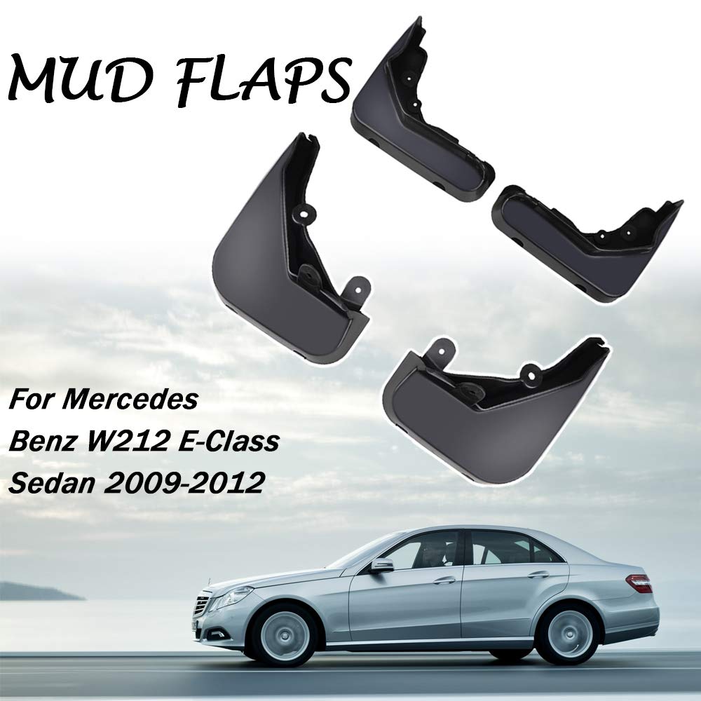 XUKEY Set Molded Mud Flaps For W212 EClass Sedan 20092013 Mudflaps