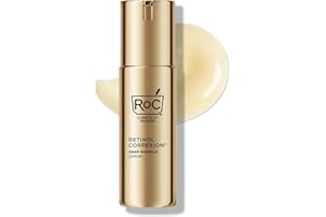 RoC Retinol Correxion Deep Wrinkle Retinol Face Serum with Ascorbic Acid, Anti-Aging Treatment for Fine Lines, Dark Spots, Post Acne Scars, 1 Oz (Packaging May Vary)