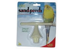 JW Pet Company Insight Sand Perch T Perch Bird Accessory, Small, Colors Vary