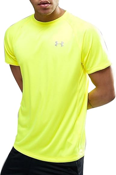 magliette under armour bambino giallo