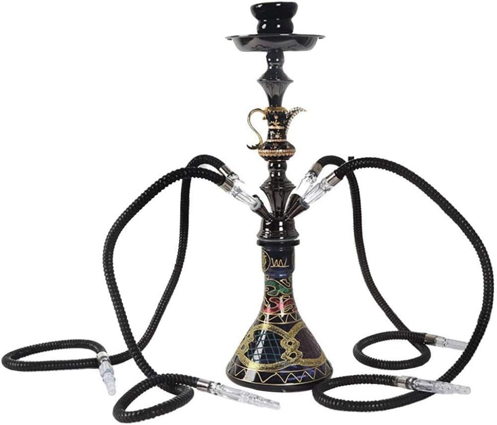 Juego de Hookah, Hookah de Vidrio árabe, Smoke Cream Bar Home