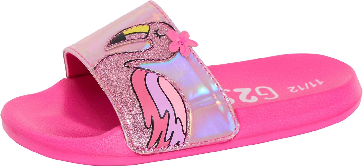 girls glitter sliders