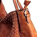 WISHESGEM Women Handbags Top-Handle Fashion Hobo Tote Bags PU Leather Shoulder Satchel Bags Brown,Medium