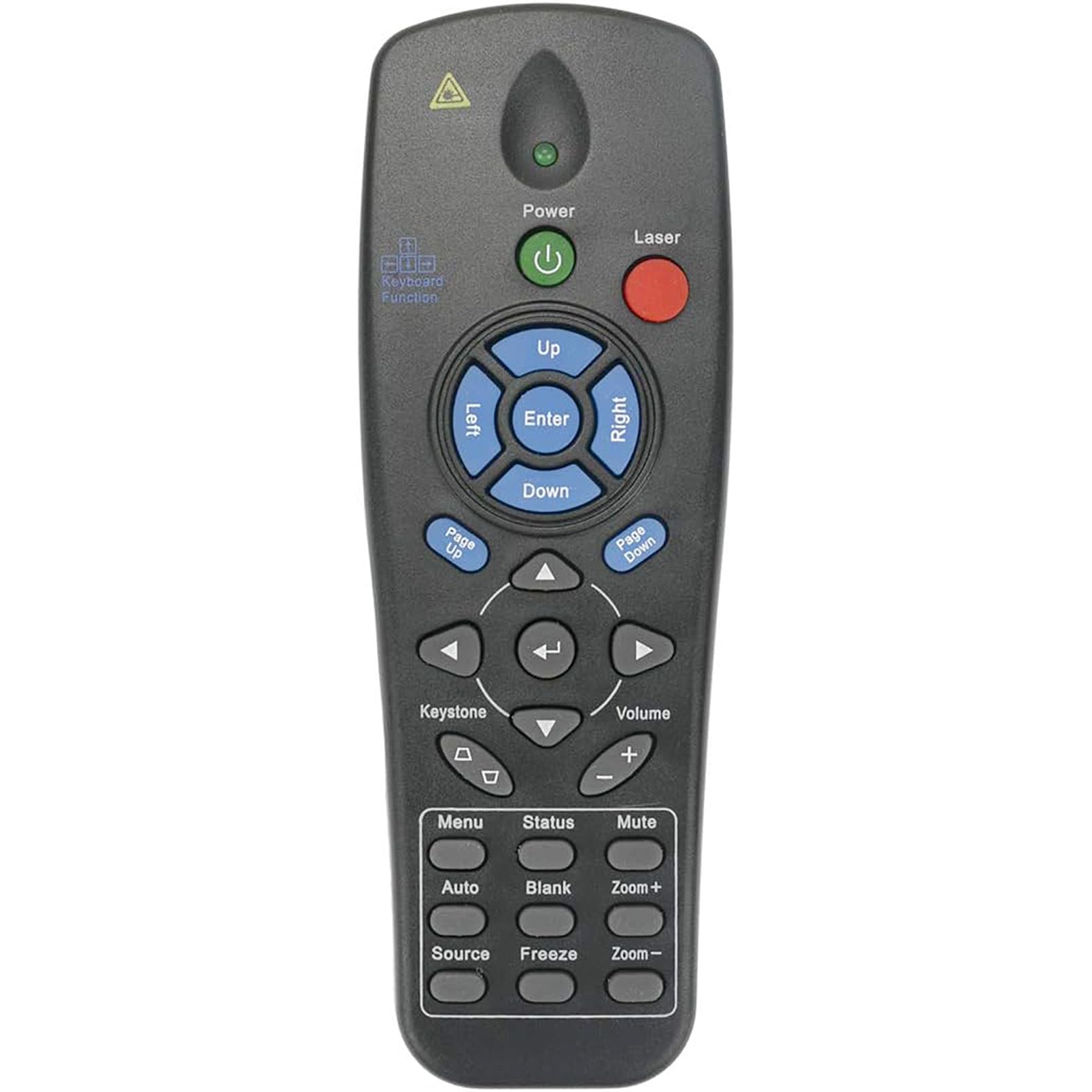 ALLIMITY Replace Remote Control fit for Promethean Projector PRM-25 EST-P1 UST-P1 UST-P2 PRM-32 PRM-33 PRM-35 PRM-42 PRM-45 PRM-45A ESTP1 USTP1 USTP2 PRM32 PRM33 PRM35 PRM25 PRM42 PRM45 PRM45A
