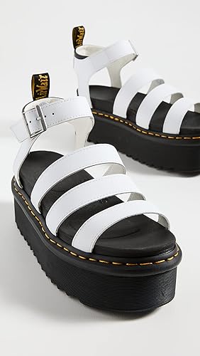 Martens Women's Blaire Quad Fisherman Sandal, White Hydro,