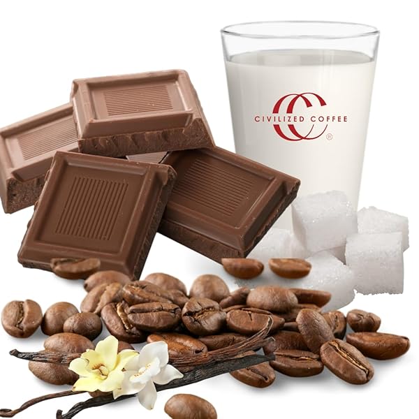 CIVILIZED COFFEE INSTANT MOCHA POWDER – VANILLA FLAVOR JAR (16 0Z)