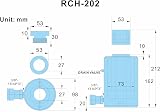 AMZCNC 20 Ton Hydraulic Ram Cylinder Jack Hollow Single Acting 2 Inch Stroke view 8