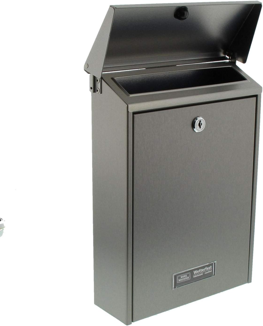 Hannover Letterbox 100 x 50 x 50 cm Stainless Steel, Silver - Image 4