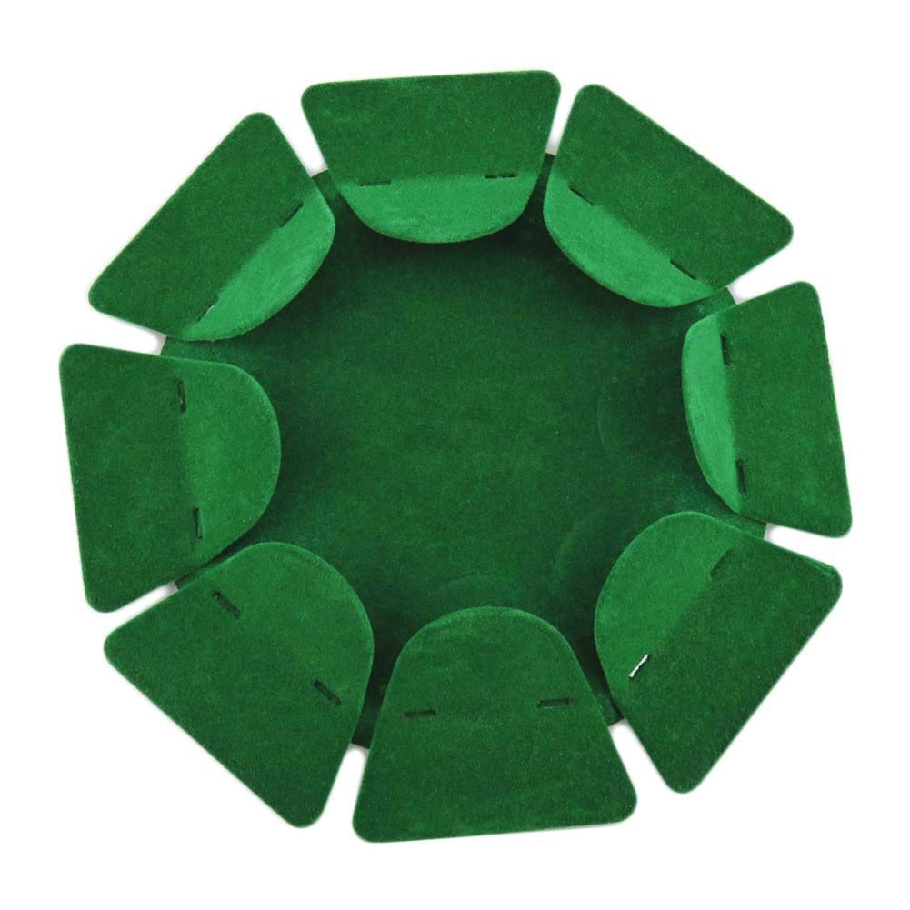 Golf Putting Cup Practice All Direction 1/2 Pack, Training Aid Putter Hole Plate Surface Flocking Indoor Outdoor Durable Professional for Men Women Festival Gift (Green-1 Pack)