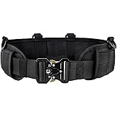 BVMAG Tactical Molle Belt with Quick-Connect Buckle Heavy-Duty Rigger Belts for Outdoor Training
