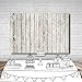 LYWYGG 7x5ft Photography Backdrop White Wood Backdrops Photography Wood Floor Wall Background Photographyers CP-21