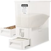 AROMA&reg; XL 33-Pound Rice Dispenser and Countertop Beans or Grain Storage Bin with Automatic Measuring Funnel (ARD-133)