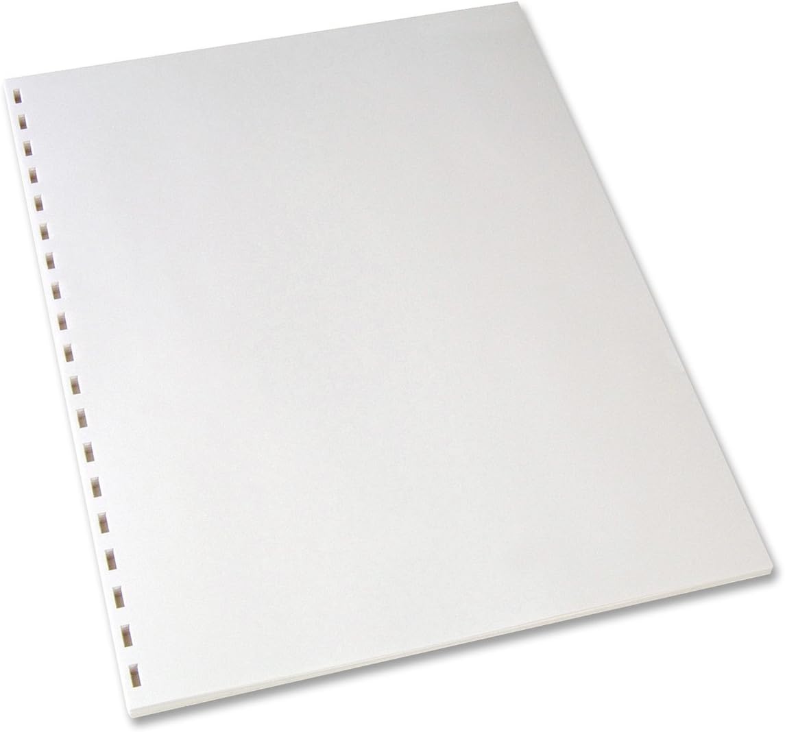 GBC CombBind Prepunched Paper, Binding, 8.5 x 11 Inches, White, 500