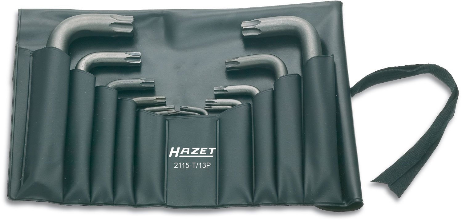 HAZET 2115-T/13P Torx Profile Offset Screwdriver Set - Multi-Colour