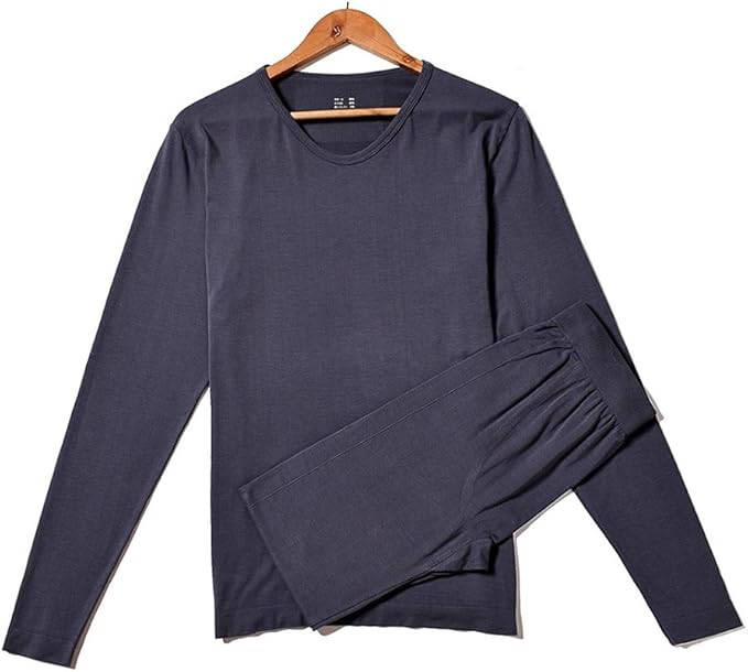 Amazon ヒートテック インナー メンズ 上下セット 長袖 無地 保温 機能性 肌着 ストレッチ インナーシャツ アンダーウェア ナイトウェア ダークグレー インナーシャツ 通販