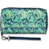 Big Skinny Women's Panther Clutch Slim Wallet, Birdsong