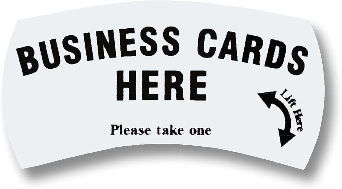 business card size stickers