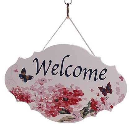 Idiytip Willkommen Mein Zuhause Serie Holz Hangende Ornament