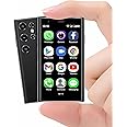 Broisae Mini Phone Unlocked Cellphone 3G Mini Smartphone Android 8.1 World Smallest Phone 3.0 Small Smartphone Dual Sim Cell Phones Touch Screen 2GB Ram 16GB ROM S23Pro Mobile Phones (Black)