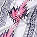 Beautyvan, Women Geometric Printed Long Sleeve Cotton Kimono Cardigan Coat (S, Pink)