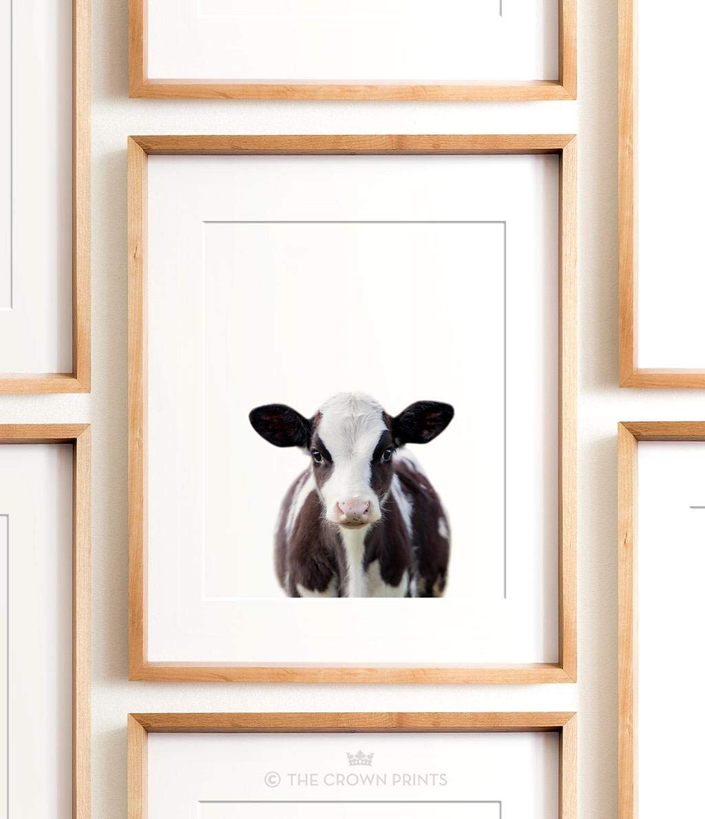 Bestofbharat Baby Cow Print Farm Animal Prints Baby Animal