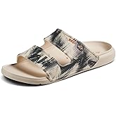 REEF Men's Oasis Double Up Waterproof Slides | Beach Sandals