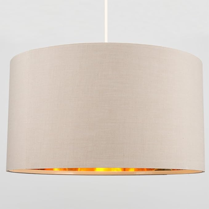 Extra Large Modern Cylinder Ceiling Pendant Drum Light Shade In A