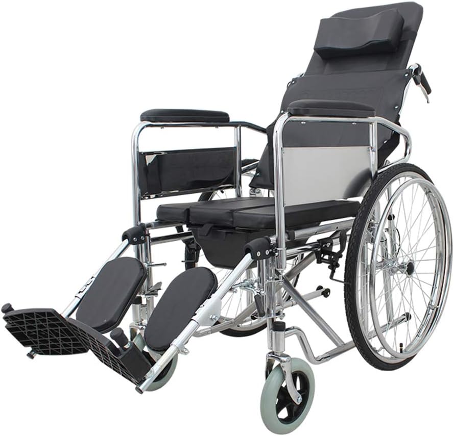 Amazon Com Full Reclining Manual Wheelchair Lightweight Manual