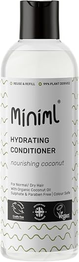 Miniml Natural Coconut Hair Conditioner 500ml Hydrating Sulphate Free