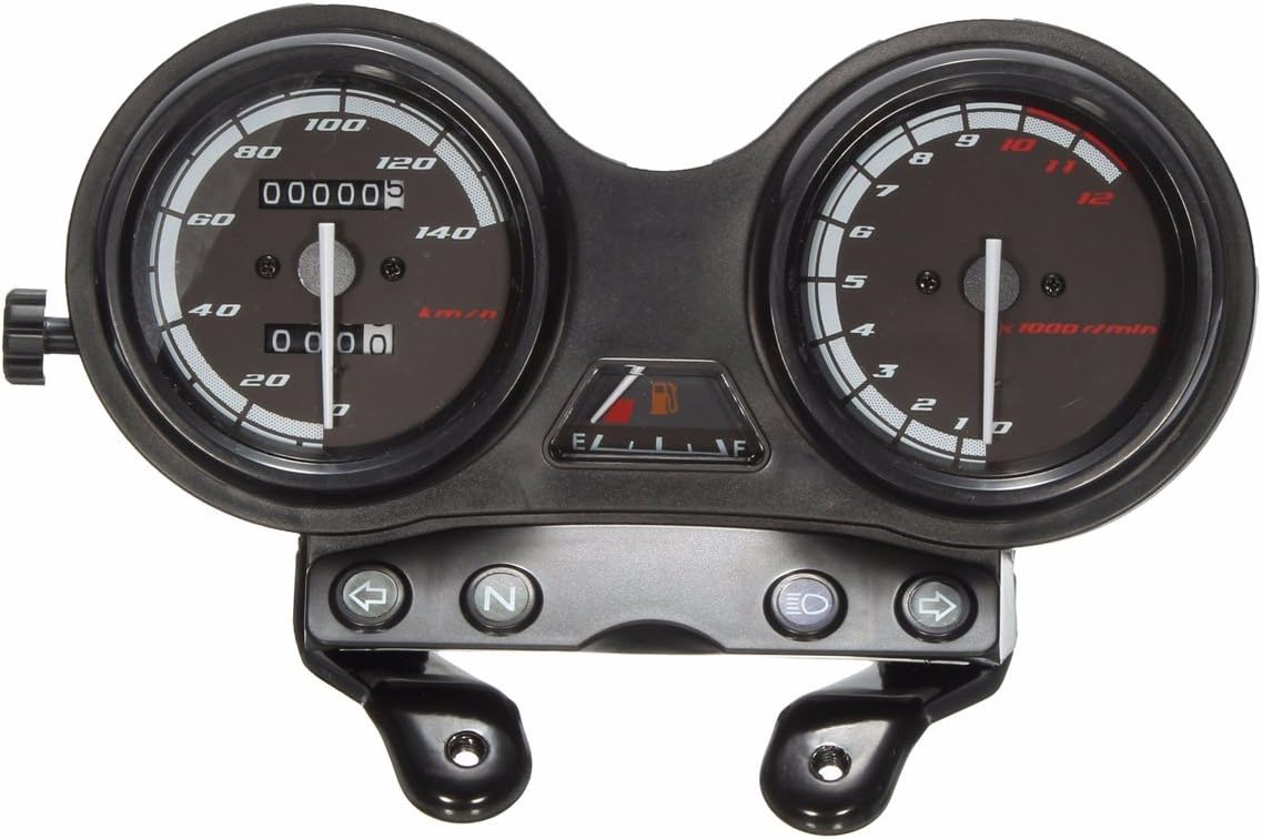 ETbotu DC 12V Motorcycle Motorbike Complete Clocks Speedometer for YAMAHA YBR 125