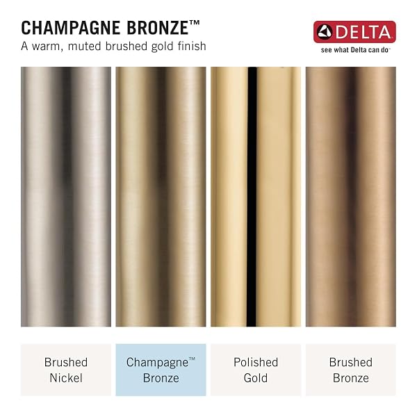 DELTA 4 INCH BRUSHED GOLD ROUND SHOWER FLOOR DRAIN WITH GASKET AND SNAP-IN DRAIN GATE, CHAMPAGNE BRONZE DT051411-CZ