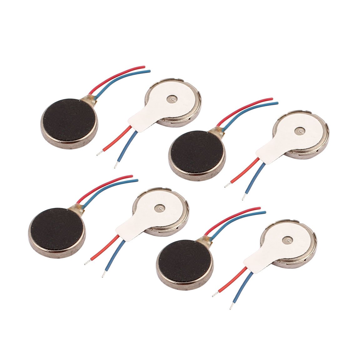 Sourcingmap 8Pcs DC3V 12000RPM Cell Phone Vibrating Motor Flat Coin Mini Vibration Motor