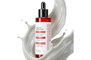 DIKAYI Hypochlorous Acid Rice Peel Shot | Gentle Exfoliating Serum for Pore Care, Blackhead Appearance & Sebum Control | Hydrating Rice Extract & Panthenol, Low-Irritation for All Skin Types, 2.71 fl.oz