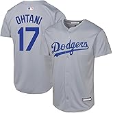 Outerstuff Shohei Ohtani Los Angeles Dodgers MLB Kids Youth 8-20 Grey Road Player Jersey