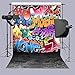Fanghui 80s 90s Theme Party Photography Backdrops Photo Background Birthday Party Decoration Vinyl 5x7ft