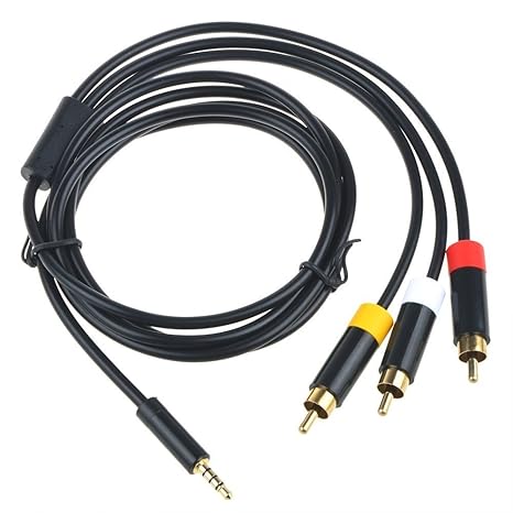 sllea Xbox 360 E Kabel, AV Kabel Audio Video RCA Kabel für Microsoft Xbox 360 E NEU