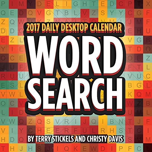 2017 Word Search Daily Desktop Calendar by