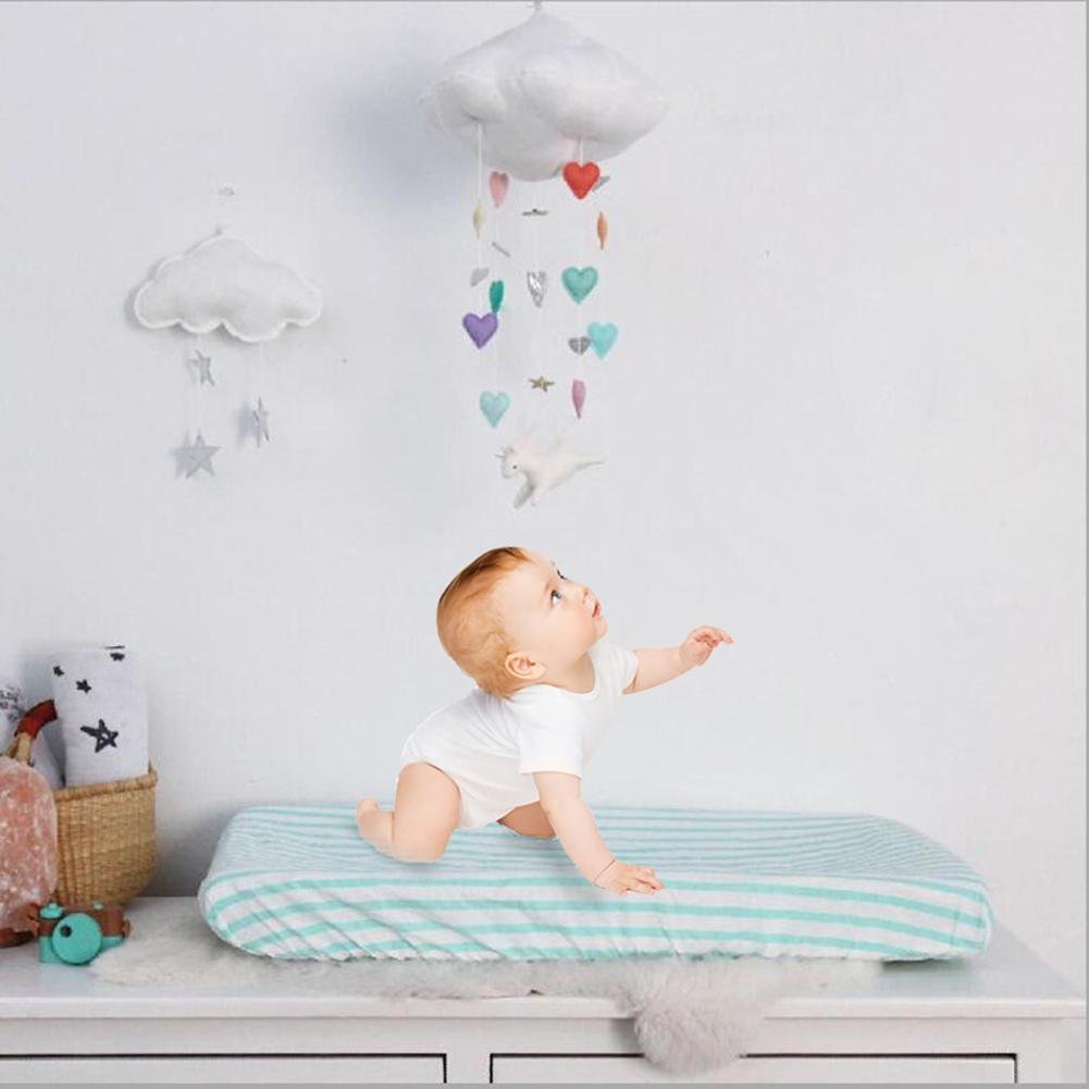 Baby Babygeschenke Taufe Brightcactus Babybett Mobile Kinderzimmer Decke Mobile Developmental Krippe Spielzeug Baby Mobile Cloud Dekorationen Herz Garland Fur Kinderzimmer Baby Dusche Weiss Sicooblojicred Com Br