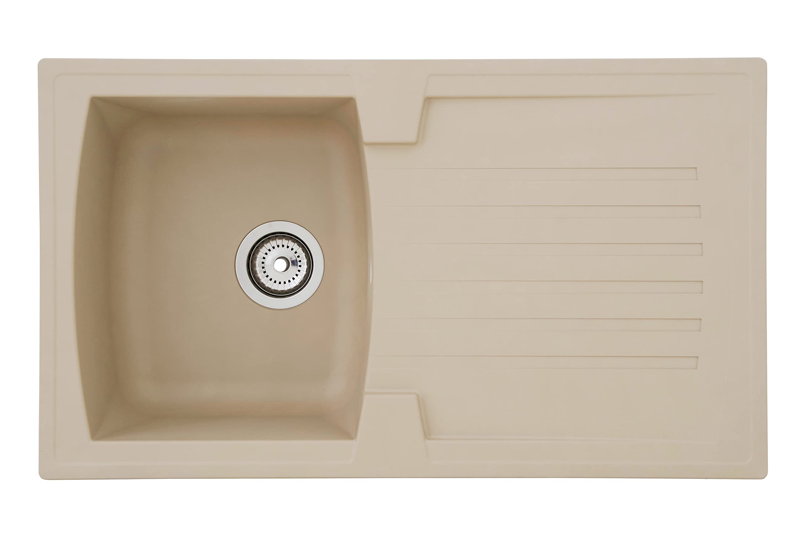 respekta Alineo100 Kitchen Sink, Sandy Beige, 86 cm